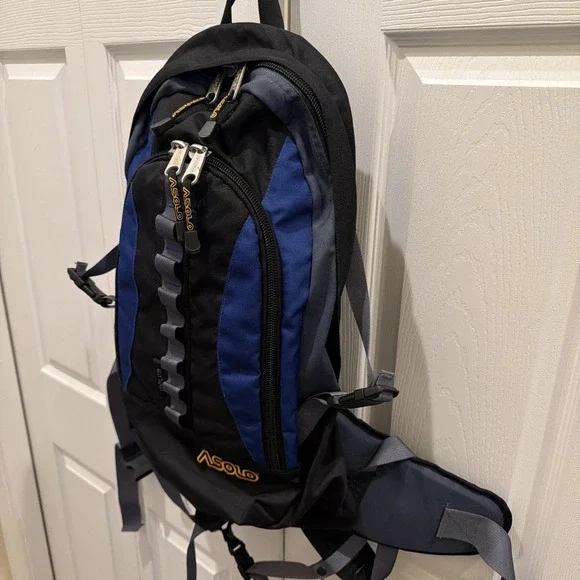 Asolo Backpack Daypack Ventilator Waist Strap Pockets Zip Pockets Storage Hiking - Picture 5 of 16
